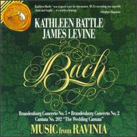 Bach: Music from Ravinia - Adolph Herseth (trumpet); Donald Peck (flute); Edgar Muenzer (violin); Frank Miller (cello); James Levine (harpsichord);...