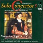 Bach: Solo Concertos Vol. 5 - Anne Rhrig (violin); Bernward Lohr (harpsichord); Gregor Hollmann (harpsichord); Karl Kaiser (flute);...