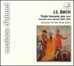 Bach: Triple Concerto, BWV 1044; Concerto pour clavecin, BWV 1052