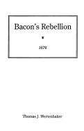 Bacon's Rebellion, 1676