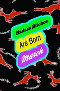 Badass Bitches Are Born In January: funny & cute pocket sized Birthday gag gift, The Family We Choose . size 6'X9" 120 pages blank line pages..