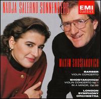 Barber: Violin Concerto; Shostakovich: Violin Concerto No. 1 - Nadja Salerno-Sonnenberg (violin); London Symphony Orchestra; Maxim Shostakovich (conductor)