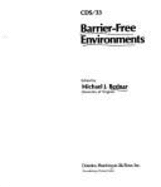 Barrier-Free Environments - Bednar, Michael J (Editor)