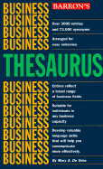 Barron's Business Thesaurus - de Vries, Mary A