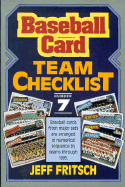 Baseball Card Team Checklist