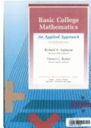 Basic College Mathematics: An Applied Approach - Aufmann, Richard N., and Barker, Vernon C.