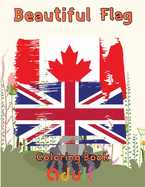 Beautiful Flag Coloring Book adult: 8.5''x11''/ flag coloring book