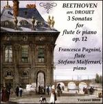 Beethoven arr. Drouet: 3 Sonatas for flute & piano Op. 12