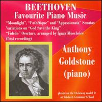 Beethoven: Favourite Piano Music - Anthony Goldstone (piano)