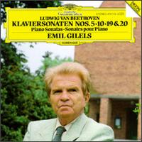 Beethoven: Klaviersonaten Nos. 5, 10, 19 & 20 - Emil Gilels (piano)