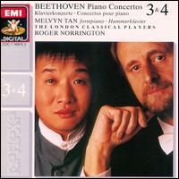 Beethoven: Piano Concertos 3 & 4 - Derek Adlam (fortepiano); London Classical Players; Melvyn Tan (fortepiano); Roger Norrington (conductor)