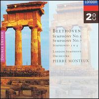 Beethoven: Symphonies Nos. 5 & 7 - London Symphony Orchestra; Pierre Monteux (conductor)