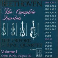 Beethoven: The Complete Quartets, Vol. I - Andrew Dawes (violin); Denis Brott (cello); Kenneth Perkins (violin); Orford String Quartet; Terence Helmer (viola)