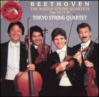 Beethoven: The Middle String Quartets Opp. 59, 74, 95 - Tokyo String Quartet