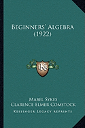 Beginners' Algebra (1922)