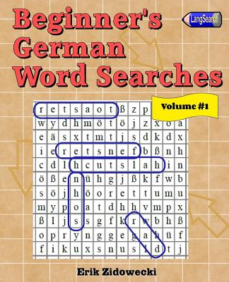 Beginner's German Word Searches - Volume 1 - Zidowecki, Erik