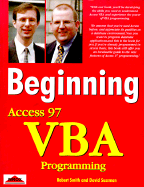 Beginning Access 97 VBA Progr Amming