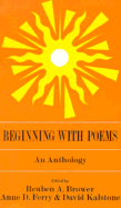 Beginning with Poems: An Anthology