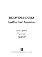 Behavior Models: Specifying Users' Expectations