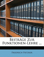 Beitrage Zur Funktionen-Lehre ...