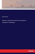 Beitrage Zur Vergleichenden Anatomie Des Laubstengels Der Caryophyllinen Und Saxifrageen