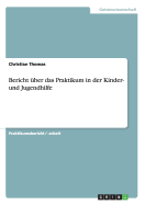 Bericht Uber Das Praktikum in Der Kinder- Und Jugendhilfe