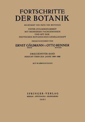 Bericht Uber Die Jahre 1949-1950 - L?ttge, Ulrich, and Beyschlag, Wolfram, and B?del, Burkhard