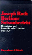 Berliner Saisonbericht - Roth