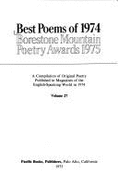 Best Poems of 1974: Borestone Mountain Poetry Awards 1975