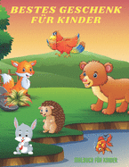 BESTES GESCHENK F?R KINDER - Malbuch F?r Kinder: MEERTIERE, BAUERNHOFSTIERE, Dschungeltiere, HOLZLANDTIERE UND ZIRKUSTIERE