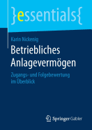 Betriebliches Anlagevermgen: Zugangs- Und Folgebewertung Im berblick