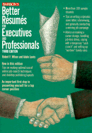Better Resumes for Executives and Professionals