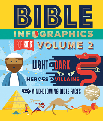 Bible Infographics for Kids Volume 2: Light and Dark, Heroes and Villains, and Mind-Blowing Bible Facts - Harvest House Publishers