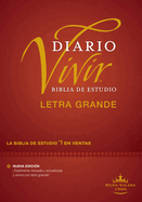Biblia de Estudio del Diario Vivir Rvr60, Letra Grande (Letra Roja, Tapa Dura, ndice)