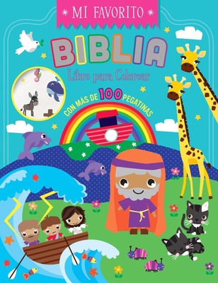 Biblia - Libro Para Colorear Con Pegatinas (Bible-Coloring and Sticker Book) - Monsgo