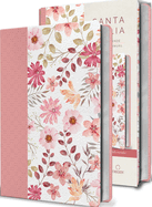 Biblia Reina Valera 1960 Letra Grande. Piel Rosada Con Flores, Tamao Manual / Spanish Bible Rvr 1960 Large Print. Imitation Pink Leather with Flowers
