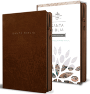 Biblia Reina Valera 1960 Letra Grande. Smil Piel Canela, Cremallera, Tamao Manual / Spanish Bible Rvr 1960. Handy Size, Large Print, Leathersoft, Brown Zip
