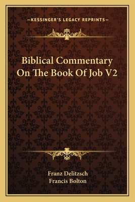 Biblical Commentary On The Book Of Job V2 - Delitzsch, Franz, and Bolton, Francis, Sir (Translated by)