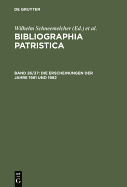Bibliographia Patristica, Bd 26/27, Die Erscheinungen der Jahre 1981 und 1982