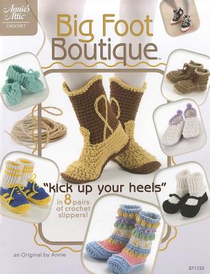 Big Foot Boutique: "kick Up Your Heels" in 8 Pairs of Crochet Slippers! - Annie's