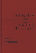 Binah: Volume II; Studies in Jewish Thought