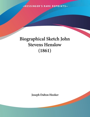 Biographical Sketch John Stevens Henslow (1861) - Hooker, Joseph Dalton