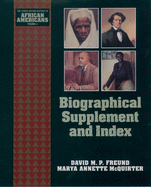 Biographical Supplement and Index