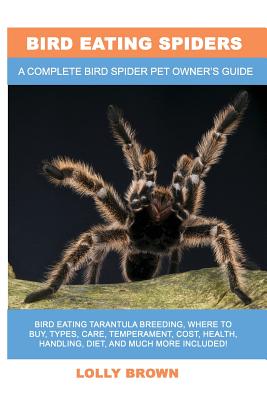 Bird Eating Spiders: Bird Eating Tarantula breeding, where to buy, types, care, temperament, cost, health, handling, diet, and much more included! A Complete Bird Spider Pet Owner's Guide - Brown, Lolly