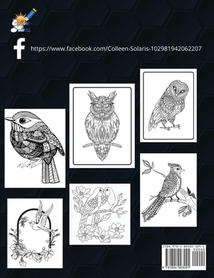 Birds Coloring Book - Solaris, Colleen