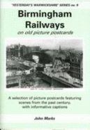 Birmingham railways on old picture postcards