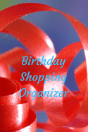 Birthday Shopping Organizer: Ribbons Cover