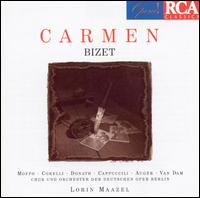 Bizet: Carmen - Anna Moffo (soprano); Arleen Augr (soprano); Barry McDaniel (baritone); Franco Corelli (tenor); Helen Donath (soprano);...