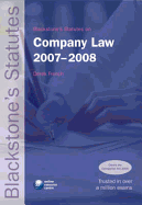 Blackstone's Statutes on Company Law 2007-2008