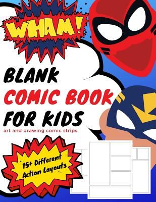 Blank Comic Book for Kids: Art and Drawing Comic Strips - Lightning, Arnie